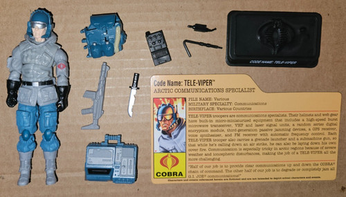 Joe 25th cobra tele viper - 25th, tele-viper