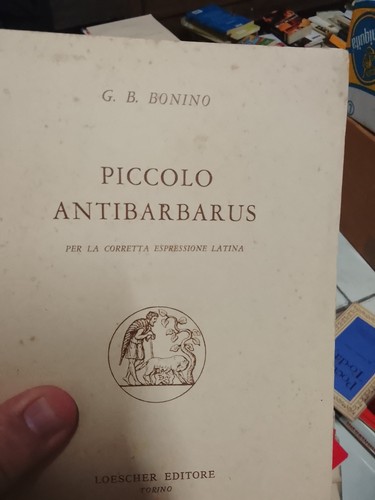Piccolo antibarbarus per - antibarbarus,
