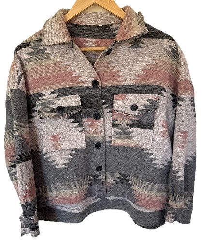 Shacket western aztec stampa - aztec,