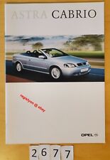 OPEL ASTRA CABRIO BERTONE Prospectus Allemand 28 pages 01/2001
