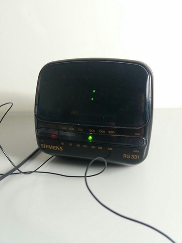 Radio sveglia siemens - radio, rg-331