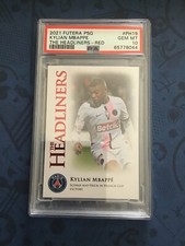 2021 FUTERA PSG K.MBAPPE #PH19 THE HEADLINERS-ROSSO 01/10 PSA GEM MT 10 65778044