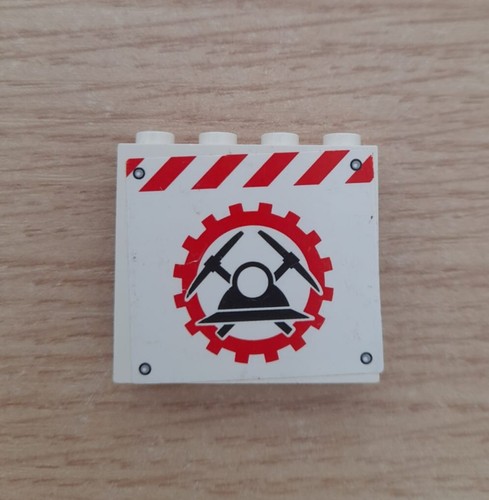 Lego 60581pb012 panel bianco - 60581pb012,