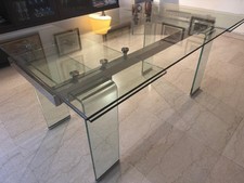 tavolo cristallo allungabile come nuovo 