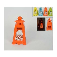 PORTACANDELA PORTA CANDELA LUMINO LANTERNA CERAMICA DECORATIVA PASQUA