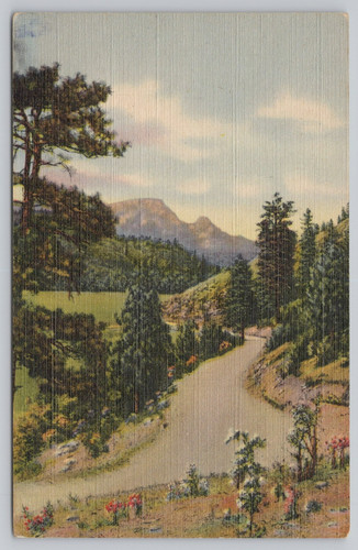 Cartolina scenic drive nel - cartolina,