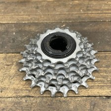 Cassetta bici strada vintage Suntour 6 velocità ruota libera 24t 24 Japan acciaio 6s