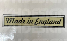 Adesivo Made in England stile
