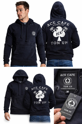 Felpa con cappuccio ace - cappuccio,