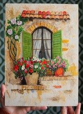Quadro testurizzato finestra