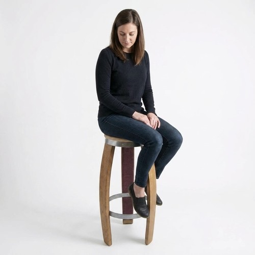 Tabouret bar barrique bois - bar,