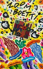 BRUNO DONZELLI - ZOOM BOETTI - DIPINTO 40x25