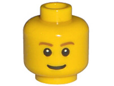 1x Lego® Used Head Modified 3626PB0121 (7641 7994 7636 10196 10193 10213)