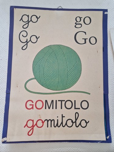 Abecedario parete vintage - a,