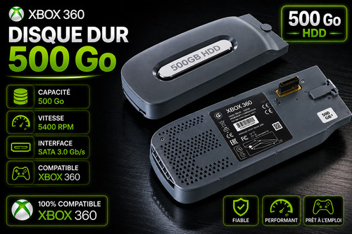 Disque dur xbox 360 - disque,