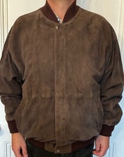 Bomber uomo 52" in camoscio