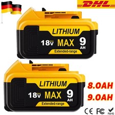 2x Per DeWalt DCB184 batteria