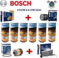 Kit 4 Filtri Bosch + 6 Litri