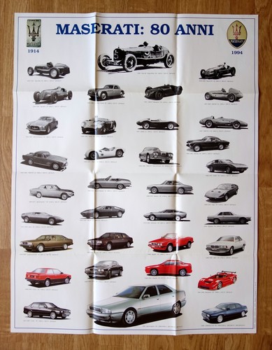 Manifesto maserati modena - modena, 80
