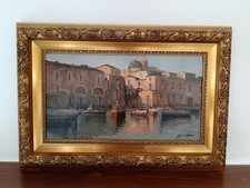 Vincenzo Laricchia ( Napoli 1940-2017) dipinto olio su tela, epoca XX Secolo