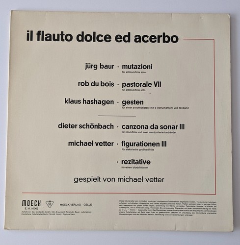 Flauto dolce acerbo - flauto,