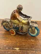 moto giocattolo in latta made