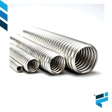 TUBO ACCIAIO INOX AISI 304 PER ACQUA DN 12 DA 1/2" ROTOLO 4 MT CORRUGATO EUROTIS