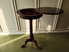 Tavolo Tavolino con SEGRETTO Colonna Portavaso Porta Servomuto Da Gioco servo