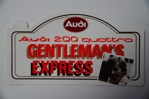 Adesivo audi 200 quattro - adesivo,