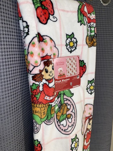 Coperta peluche fragola