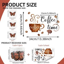 Farfalle Decorative Inspirational 12PZ per Rinnovare facilmente le tue pareti