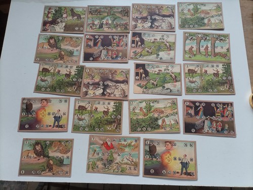 Cartelle antica tombola - 19,