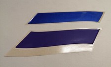ADESIVO EMBLEMA PARAFANGO ANTERIORE YAMAHA XTZ SUPER TENERE 750 1991 BLU