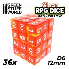 36x dadi 12mm - d6,