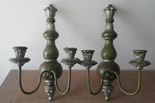 Coppia Appliques Portacandela