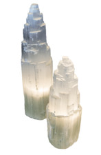 Lampada selenite pietra - di,