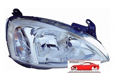 Faro 2h7 motorino - dx, c/motorino
