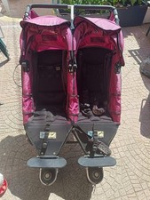Passeggino gemellare Ruote Offroad