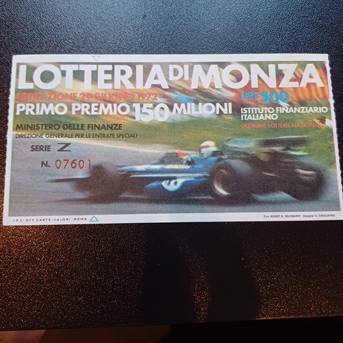Biglietto lotteria nazionale - biglietto,