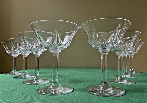 Lot coupes à - à, champagne