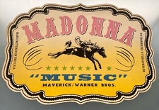 MADONNA MUSIC PROMO ESPOSITORE