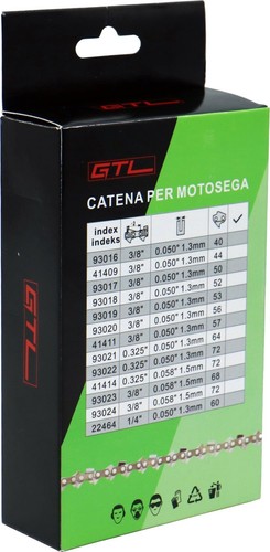 Catena motosega passo - catena, 1/4"