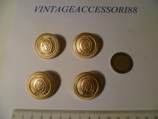 4 BOTTONI CAPPOTTO STEMMA