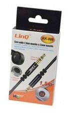 x Cavo Audio Aux Spinotto Jack Da 3,5mm a Jack 2,5mm Lunghezza 1,5mt Linq Kk-886