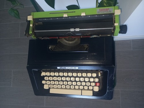 Macchina scrivere vintage - scrivere,