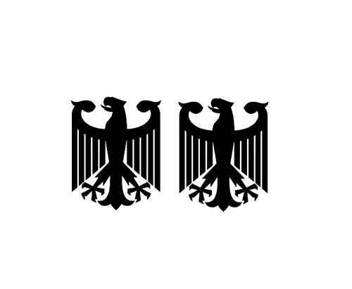 Adesivi aquila germania - 2,