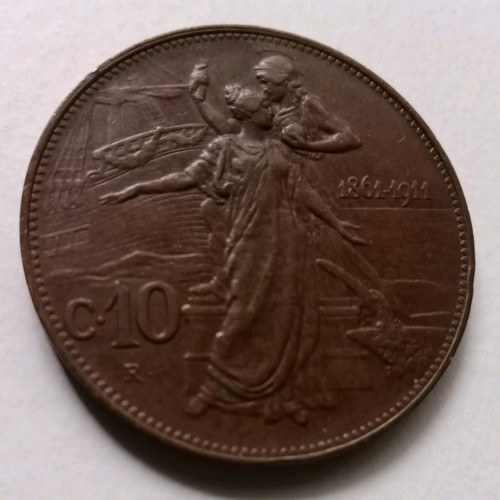 Moneta regno italia - d',