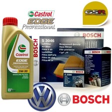 KIT TAGLIANDO Golf IV 4  1.9 TDI Bosch + olio Castrol edge LL 5w30 PROFESSIONAL