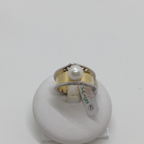Anello donna con perla in - n.14,