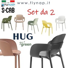 SCAB DESIGN SET 2 SEDIE SEDIA